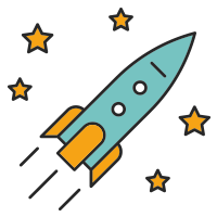 Rocketship icon